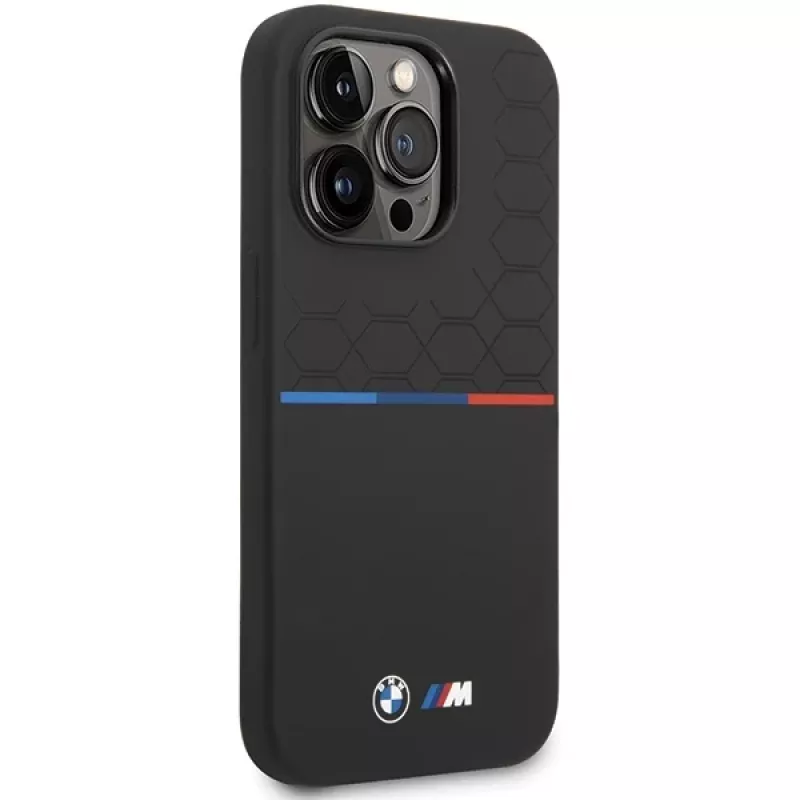 BMW M Collection Funda de silicona para Apple iPhone 15 Pro Max 6,7