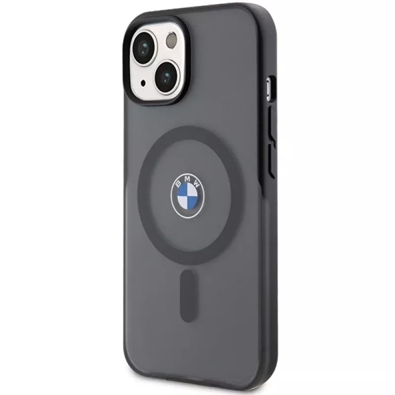 BMW BMHMP15MDSLK Funda rígida IML Signature MagSafe para iPhone 15 Plus / 14 Plus 6,7