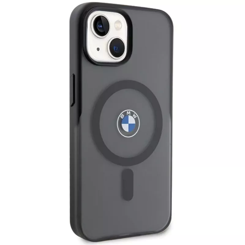 BMW BMHMP15MDSLK Funda rígida IML Signature MagSafe para iPhone 15 Plus / 14 Plus 6,7
