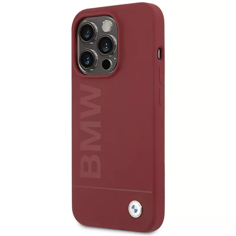 BMW M Collection Funda rígida de silicona con MagSafe para Apple iPhone 15 Pro 6,1