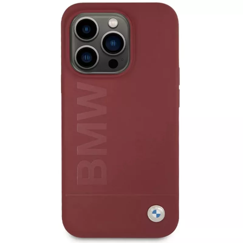 BMW M Collection Funda rígida de silicona con MagSafe para Apple iPhone 15 Pro 6,1