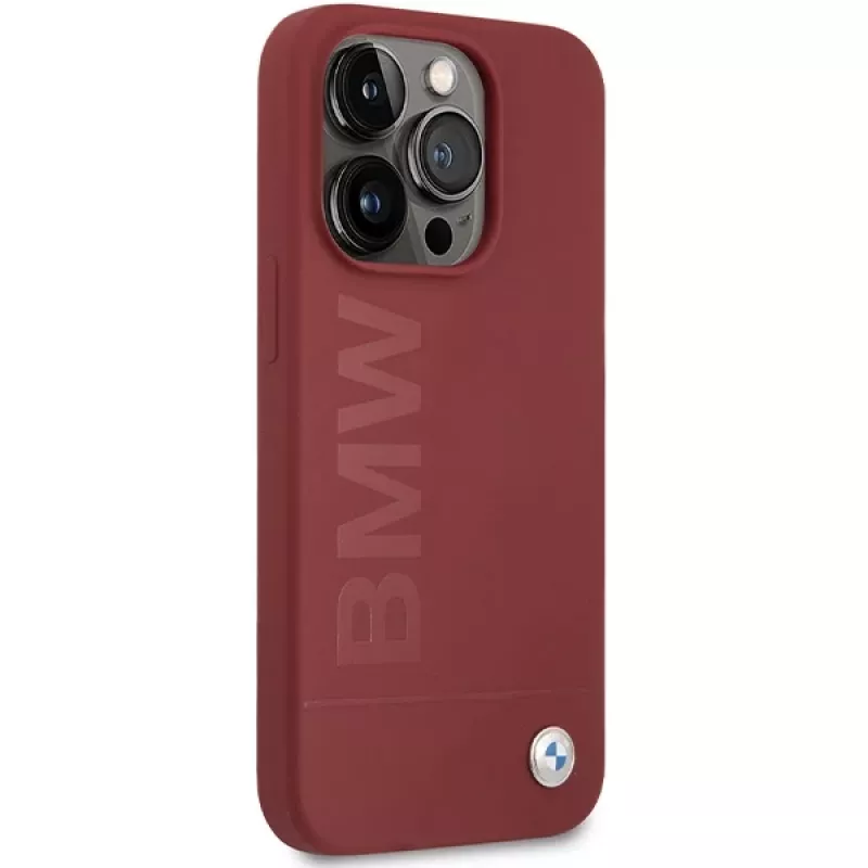 BMW M Collection Funda rígida de silicona con MagSafe para Apple iPhone 15 Pro 6,1
