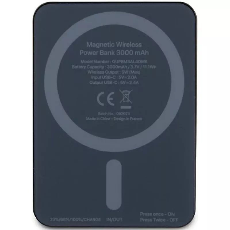 Mercedes-Benz Batería externa MEPB3KMESTK 5W 3000mAh Negra MagSafe