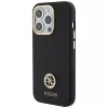 Guess GUHCP15XM4DGPK Funda rígida de silicona Logo Strass 4G Funda trasera para Apple iPhone 15 Pro Max 6,7