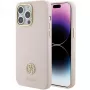 Guess GUHCP15XM4DGPP Funda rígida de silicona para iPhone 15 Pro Max 6,7