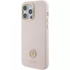Guess GUHCP15XM4DGPP Funda rígida de silicona para iPhone 15 Pro Max 6,7