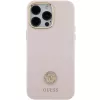 Guess GUHCP15XM4DGPP Funda rígida de silicona para iPhone 15 Pro Max 6,7