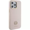 Guess GUHCP15XM4DGPP Funda rígida de silicona para iPhone 15 Pro Max 6,7