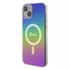 Guess Funda IML Iridescent MagSafe para iPhone 15 (Iridescent)