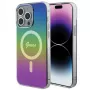 Guess Funda IML Iridescent MagSafe para iPhone 15 Pro Max (Multicolor)