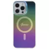 Guess Funda IML Iridescent MagSafe para iPhone 15 Pro Max (Multicolor)