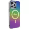 Guess Funda IML Iridescent MagSafe para iPhone 15 Pro Max (Multicolor)