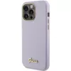 Guess GUHCP15LPGMCSL Funda rígida Glitter Glossy Script para iPhone 15 Pro 6,1