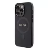 GUESS Funda MagSafe Saffiano PU para iPhone 15 Pro Negro