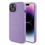 Guess GUHMP15MPSAHMCU Funda rígida MagSafe Saffiano para iPhone 15 Plus / 14 Plus 6,7