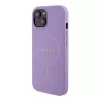 Guess GUHMP15MPSAHMCU Funda rígida MagSafe Saffiano para iPhone 15 Plus / 14 Plus 6,7