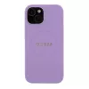 Guess GUHMP15MPSAHMCU Funda rígida MagSafe Saffiano para iPhone 15 Plus / 14 Plus 6,7