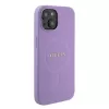 Guess GUHMP15MPSAHMCU Funda rígida MagSafe Saffiano para iPhone 15 Plus / 14 Plus 6,7