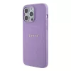 Guess GUHMP15LPSAHMCU Funda rígida MagSafe Saffiano para Apple iPhone 15 Pro 6,1