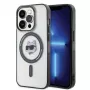 Karl Lagerfeld KLHMP15LHCHNOTK iPhone 15 Pro 6,1 inch Funda rígida transparente IML Choupette Head MagSafe