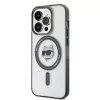 Karl Lagerfeld KLHMP15LHCHNOTK iPhone 15 Pro 6,1 inch Funda rígida transparente IML Choupette Head MagSafe