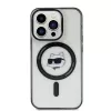 Karl Lagerfeld KLHMP15LHCHNOTK iPhone 15 Pro 6,1 inch Funda rígida transparente IML Choupette Head MagSafe
