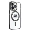 Karl Lagerfeld KLHMP15LHCHNOTK iPhone 15 Pro 6,1 inch Funda rígida transparente IML Choupette Head MagSafe