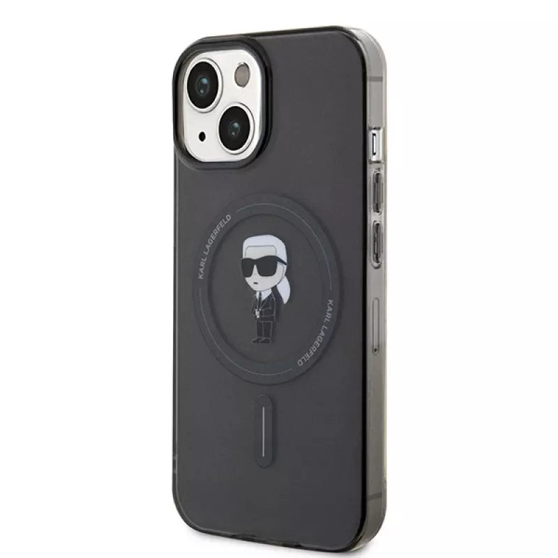 Karl Lagerfeld Funda rígida Ikonik MagSafe para iPhone 13/14/15 6,1