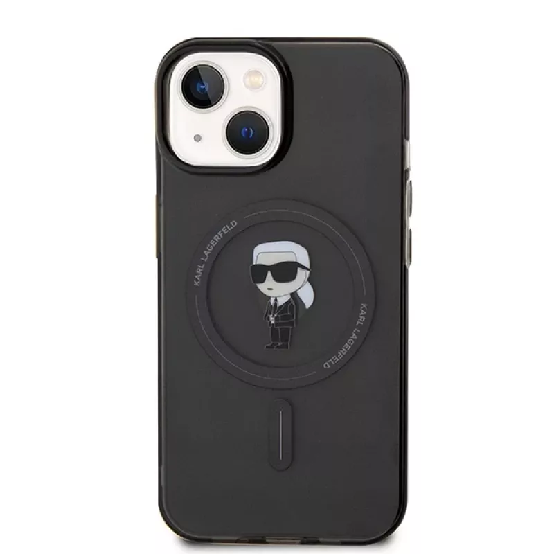 Karl Lagerfeld Funda rígida Ikonik MagSafe para iPhone 13/14/15 6,1
