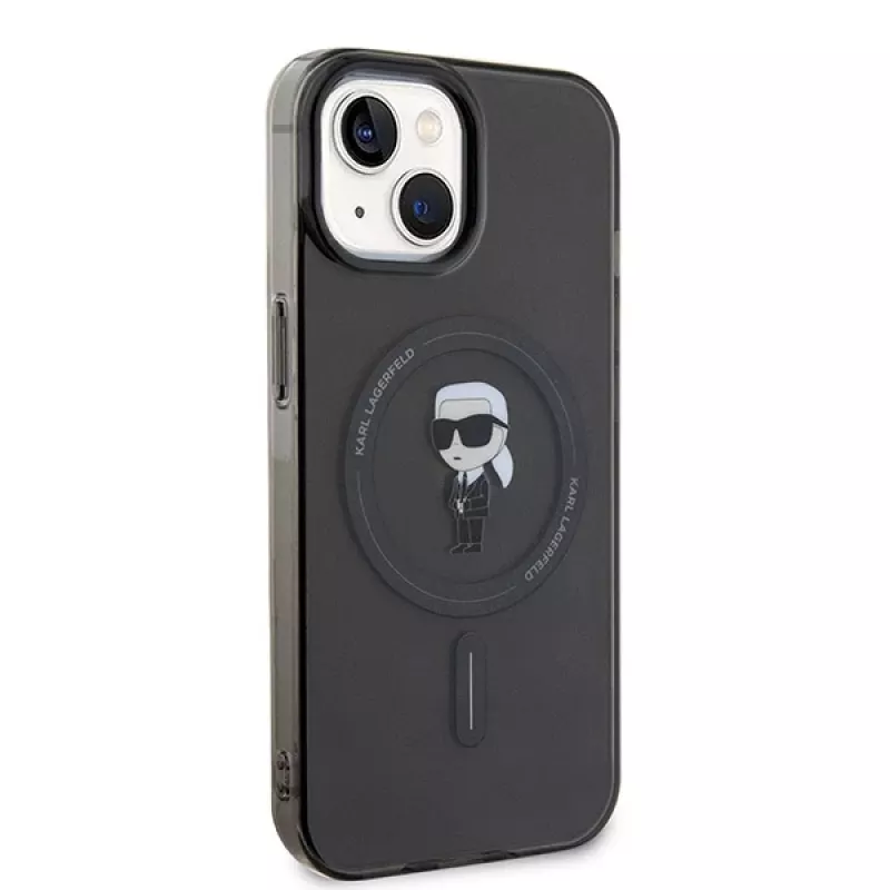 Karl Lagerfeld Funda rígida Ikonik MagSafe para iPhone 13/14/15 6,1