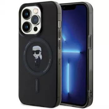Karl Lagerfeld Funda rígida Ikonik MagSafe para iPhone 14 Pro 6,1