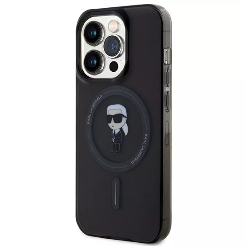 Karl Lagerfeld Funda rígida Ikonik MagSafe para iPhone 14 Pro 6,1