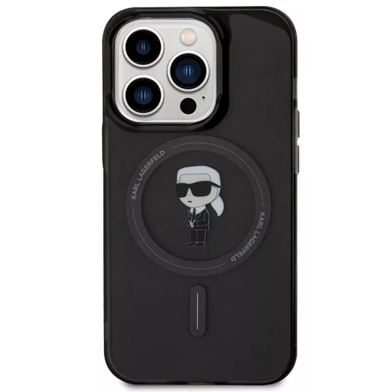 Karl Lagerfeld Funda rígida Ikonik MagSafe para iPhone 14 Pro 6,1