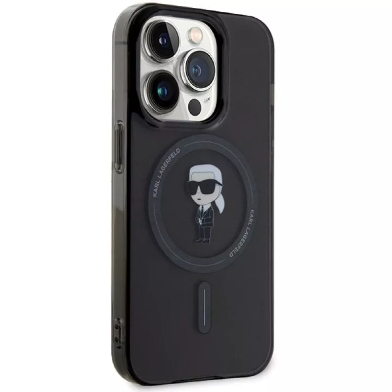 Karl Lagerfeld Funda rígida Ikonik MagSafe para iPhone 14 Pro 6,1