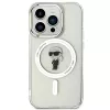 Karl Lagerfeld Funda MagSafe IML Ikonik para iPhone 15 Pro Transparente