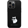 Karl Lagerfeld KLHCP14LSMHCNPK Funda rígida silicona C Metal Pin para iPhone 14 Pro 6,1