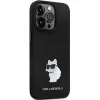 Karl Lagerfeld KLHCP14LSMHCNPK Funda rígida silicona C Metal Pin para iPhone 14 Pro 6,1