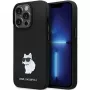 Karl Lagerfeld KLHCP14XSMHCNPK Funda rígida silicona C Metal Pin para iPhone 14 Pro Max 6.7 Negra