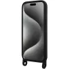 Karl Lagerfeld KLHCP15SSCBSKNK iPhone 15 / 14 / 13 6.1 Funda rígida negra Crossbody silicona Ikonik