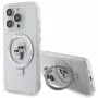 Karl Lagerfeld KLHMP13XHMRSKCH Funda rígida Ring Stand para iPhone 13 Pro Max 6,7