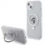 Karl Lagerfeld KLHMP15MHMRSKCH iPhone 15 Plus / 14 Plus 6,7 inch Funda rígida blanca Ring Stand Karl & Choupette MagSafe