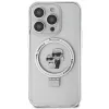 Karl Lagerfeld KLHMP15XHMRSKCH Funda rígida Ring Stand para iPhone 15 Pro Max 6,7