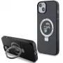 Karl Lagerfeld KLHMP15MHMRSKCK Funda rígida Ring Stand MagSafe para iPhone 15 Plus / 14 Plus 6,7