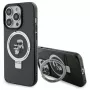 Karl Lagerfeld KLHMP15LHMRSKCK Funda rígida Ring Stand MagSafe para iPhone 15 Pro 6.1 Negra
