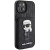 Karl Lagerfeld KLHCP15SSAKKNSCK Funda rígida Saffiano Ikonik para iPhone 15/14/13 6,1