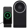 Mercedes-Benz Soporte de carga inalámbrica plegable 2 en 1 15W negro Silver Star MagSafe