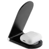 Mercedes-Benz Soporte de carga inalámbrica plegable 2 en 1 15W negro Silver Star MagSafe