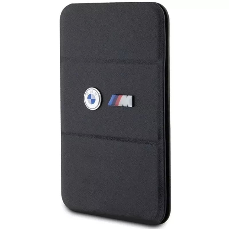 BMW M Edition Cartera MagSafe con ranura para tarjetas y soporte negra