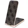 Guess Cargador inalámbrico plegable 2 en 1 GUDCFAL4PEGW 15W marrón 4G Pattern MagSafe