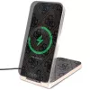 Guess Cargador inalámbrico plegable 2 en 1 GUDCFAL4PEGW 15W marrón 4G Pattern MagSafe